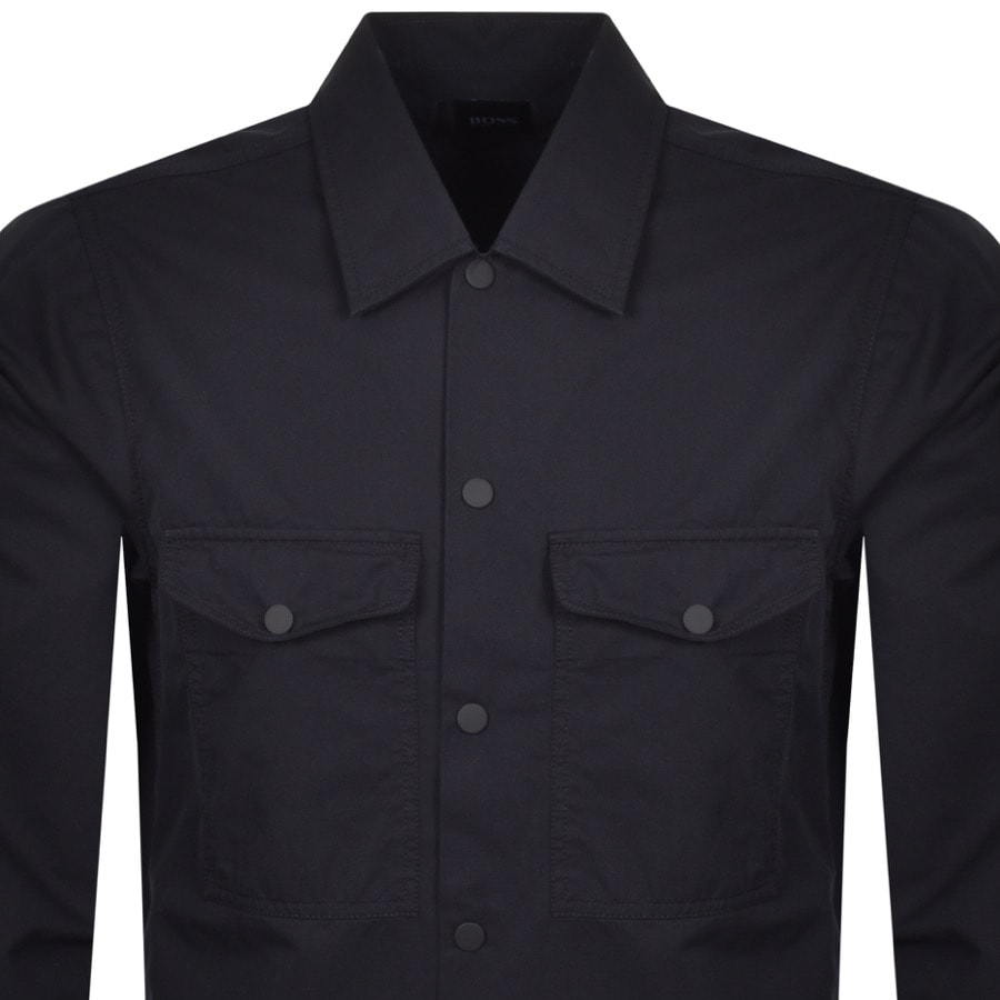 Alternative Image for ProductBOSS Lovel Zip 7 Overshirt Jacket Black2